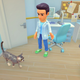 As in real life, cats walk into the exam room on command. Cats are great.